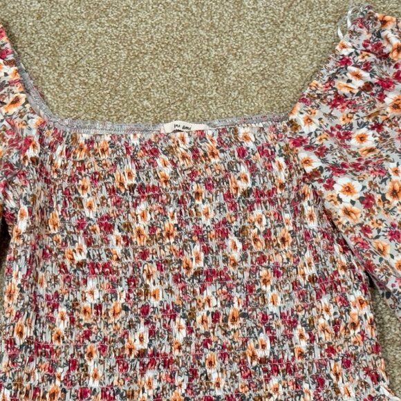 Bundle Lot Womens Medium Ruched Long Sleeved Shirts Crop Tops NWT Japna & Mi Ami - Picture 9 of 9